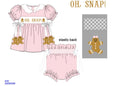 Pink Gingerbread Blouse and Diaper Cover