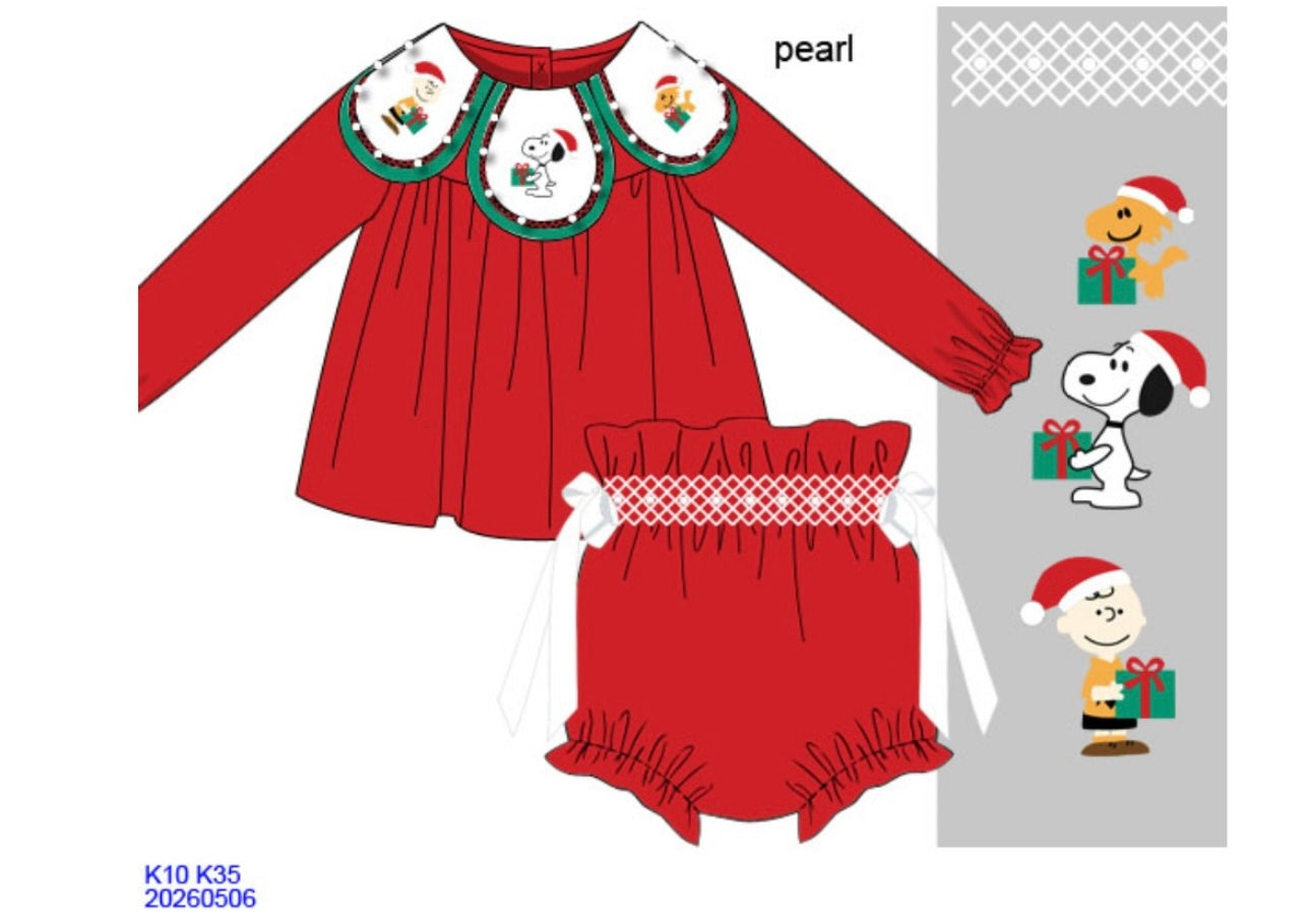 Peanuts Blouse and Diaper Cover